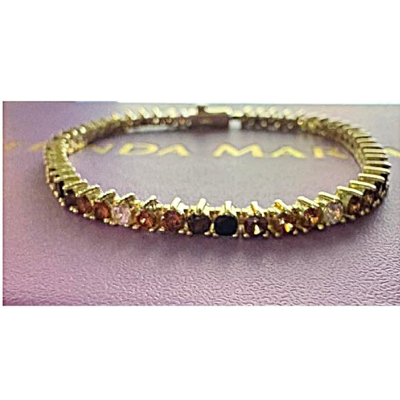 Melinda Maria Jewelry - Not Your Basic Tennis Bracelet by Melinda Maria Chocolate Limited Edition *FIRM*
